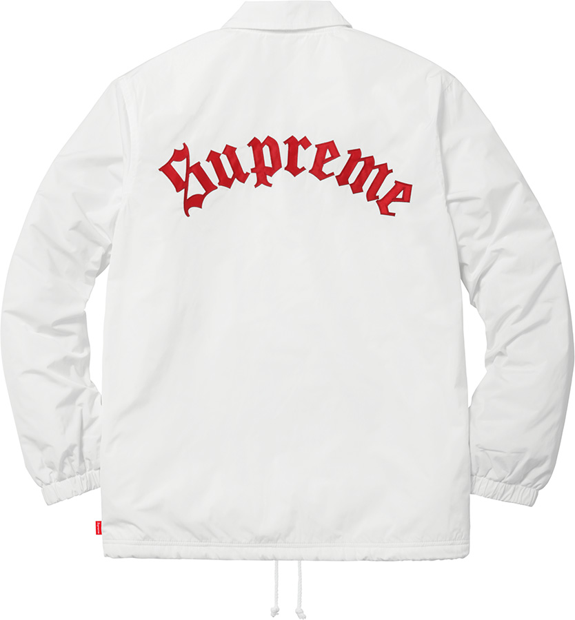 Old English Coaches Jacket - fall winter 2016 - Supreme