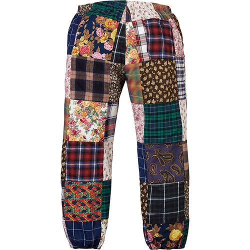 supreme 16AW patchwork pants