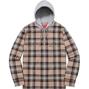 hooded plaid work shirt supreme