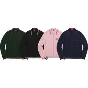 Zip Up Polo Sweater - fall winter 2016 - Supreme