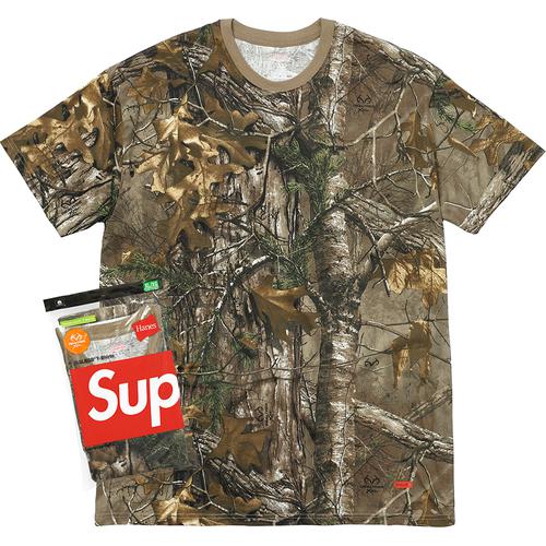 Supreme Supreme Hanes Realtree Tagless Tees (2 Pack) released during fall winter 17 season