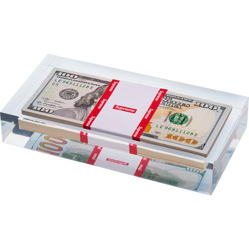 Supreme Cash Paperweight (PUBLIC RELEASE NOT CONFIRMED) released during fall winter 17 season