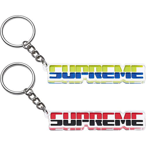 Supreme Embossed Keychain released during fall winter 17 season