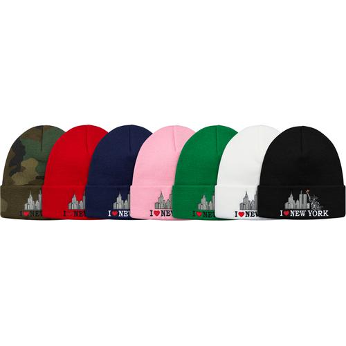 Supreme I Love NY Beanie released during fall winter 17 season
