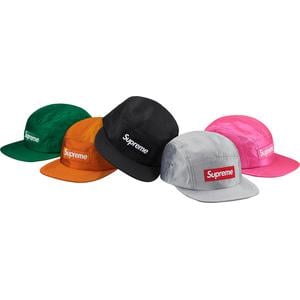 supreme raw silk camp cap