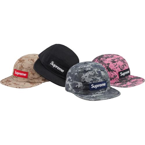 Supreme NYCO Twill Camp Cap released during fall winter 17 season