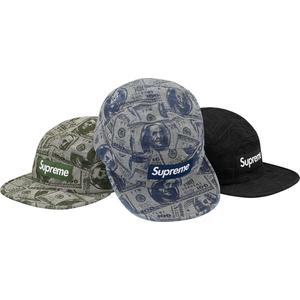 100 Dollar Bill Camp Cap - fall winter 2017 - Supreme