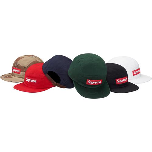 Supreme Washed Chino Twill Camp Cap released during fall winter 17 season