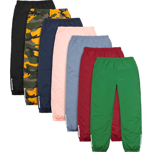 Supreme Warm Up Pant released during fall winter 17 season