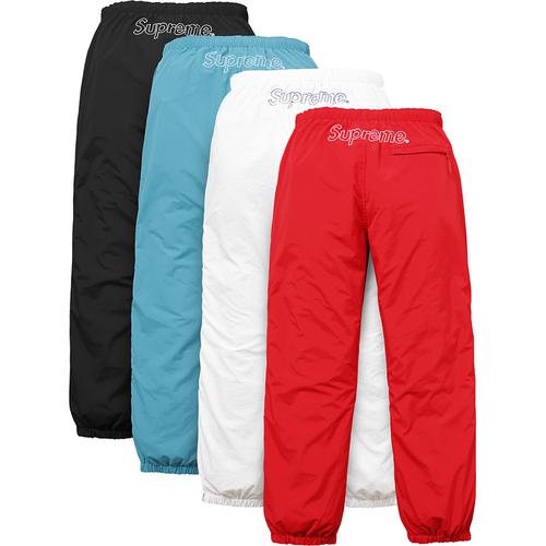 Supreme Piping Track Pant released during fall winter 17 season