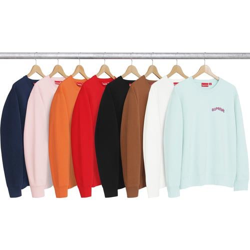 Supreme Step Arc Crewneck releasing on Week 14 for fall winter 2017