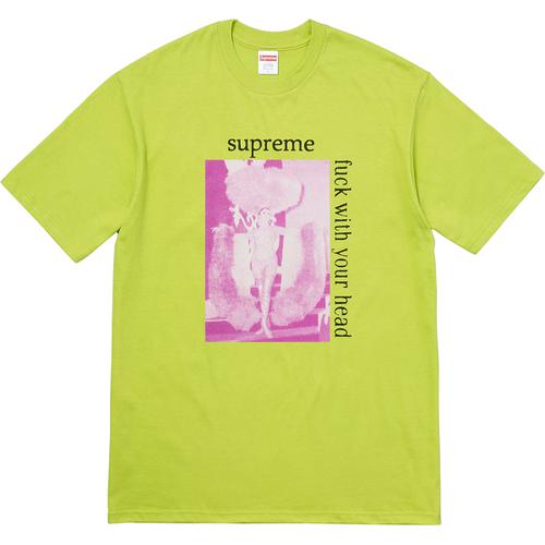 Supreme Fuck With Your Head Tee released during fall winter 17 season