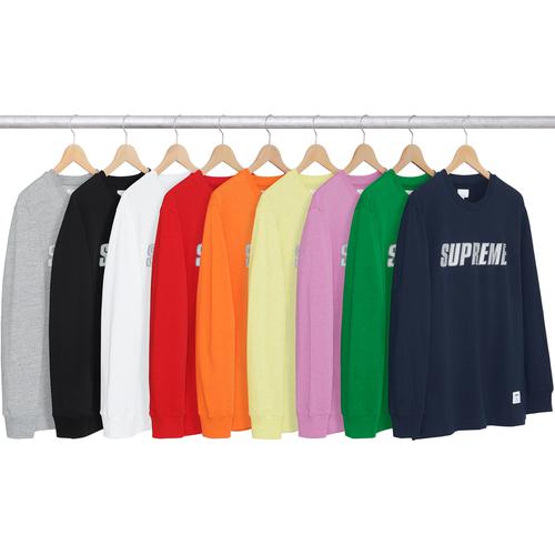 Supreme Reflective L S Top released during fall winter 17 season