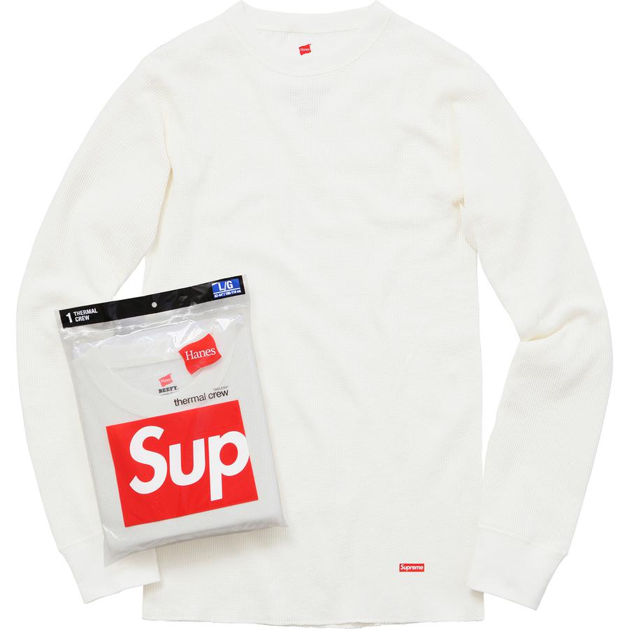 Supreme Supreme Hanes Thermal Crew (1 Pack) released during fall winter 18 season