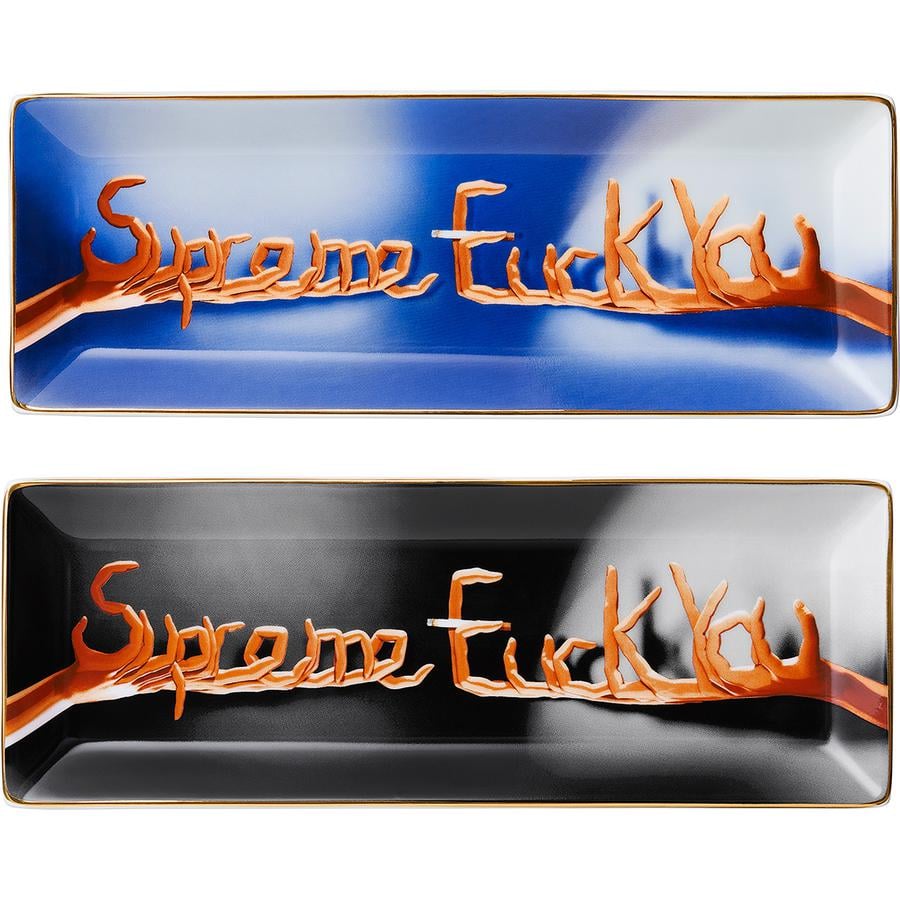 Supreme Fuck You Tray released during fall winter 18 season