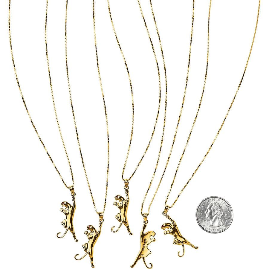 Details on Panther Gold Pendant from fall winter
                                            2018 (Price is $398)