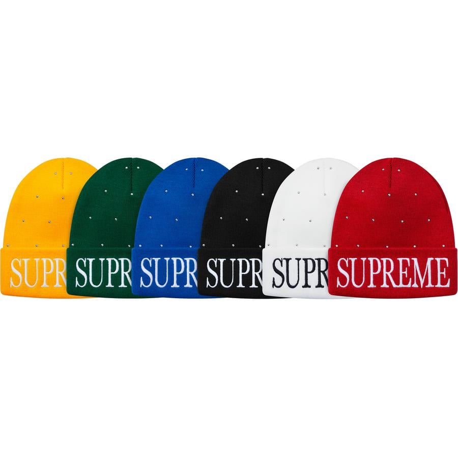Supreme Studded Beanie released during fall winter 18 season