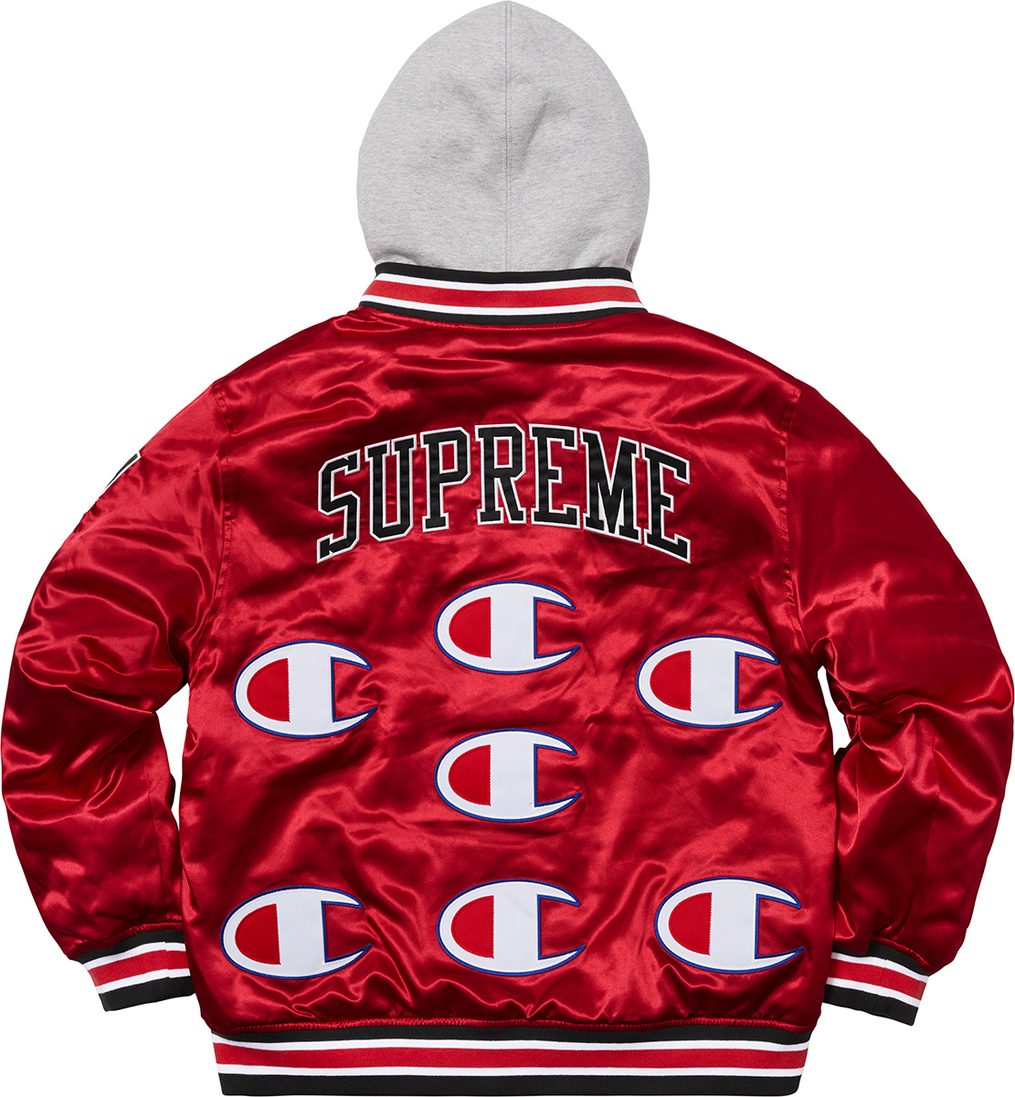 champion and supreme jacket