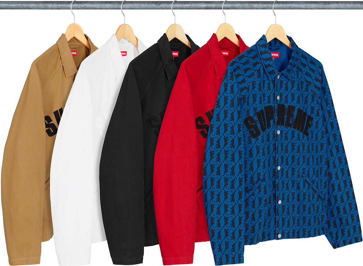 supreme snap front twill jacket