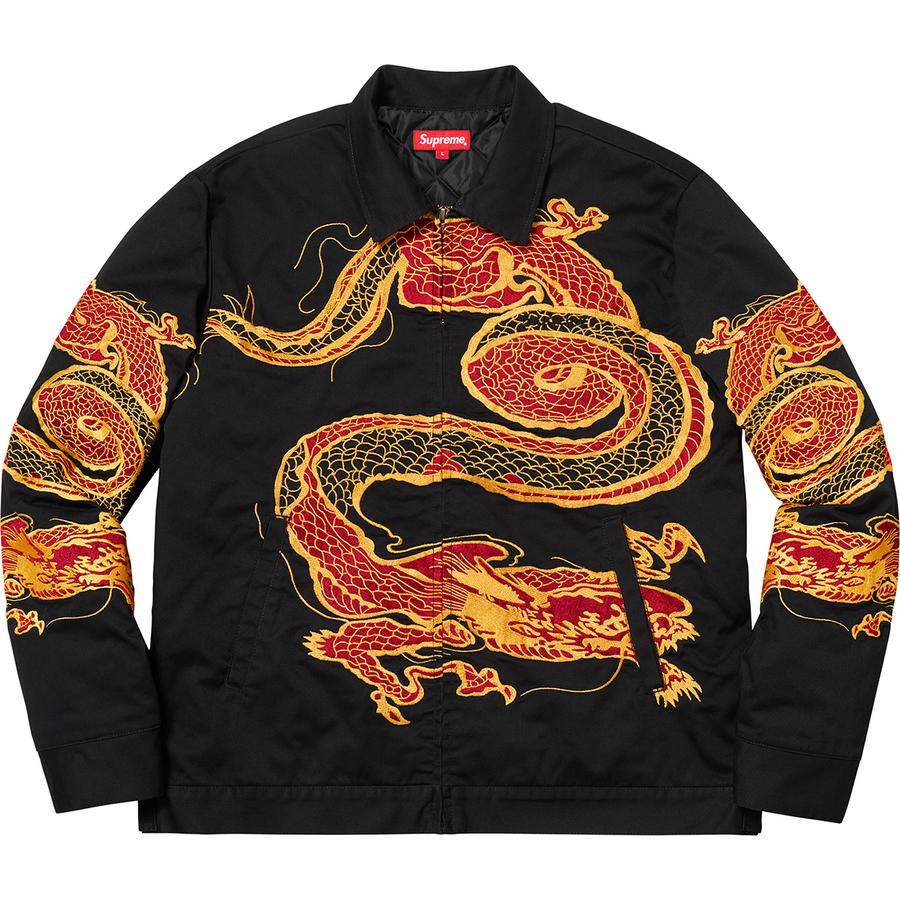Details on Dragon Work Jacket  from fall winter
                                                    2018 (Price is $278)