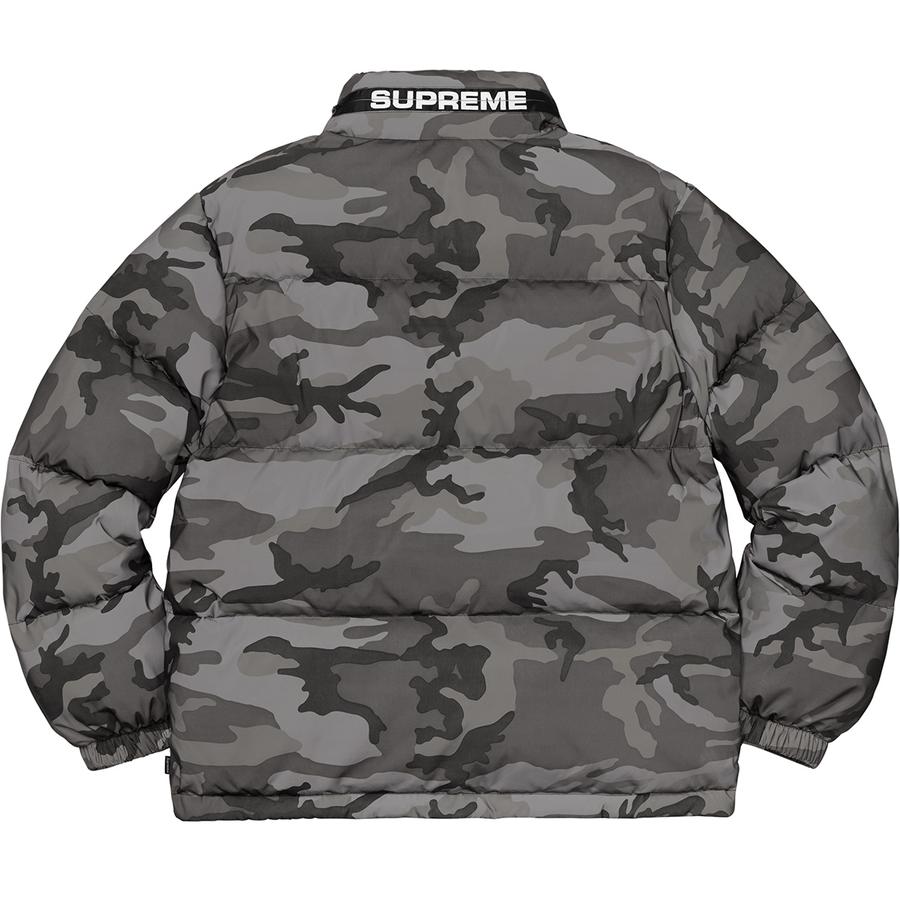 Details on Reflective Camo Down Jacket  from fall winter
                                                    2018 (Price is $348)
