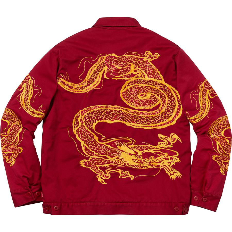 Details on Dragon Work Jacket  from fall winter
                                                    2018 (Price is $278)