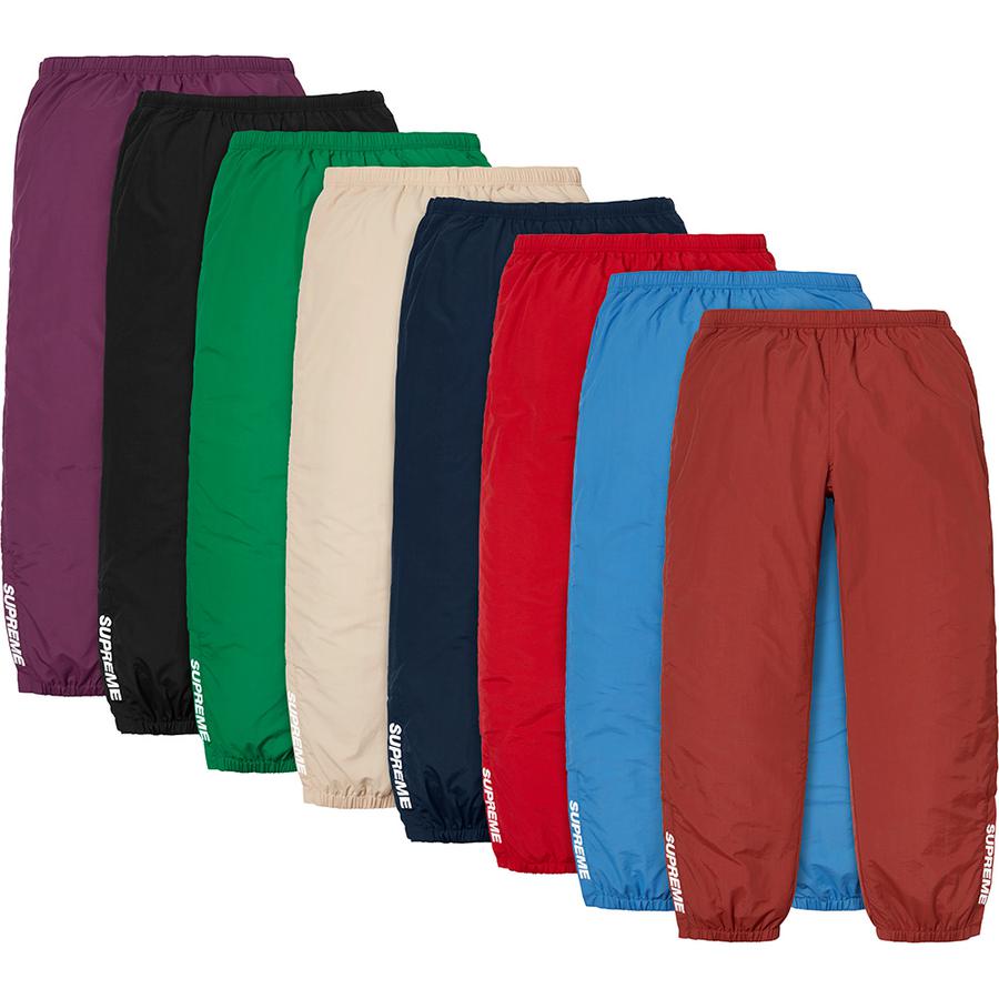 Supreme Warm Up Pant released during fall winter 18 season