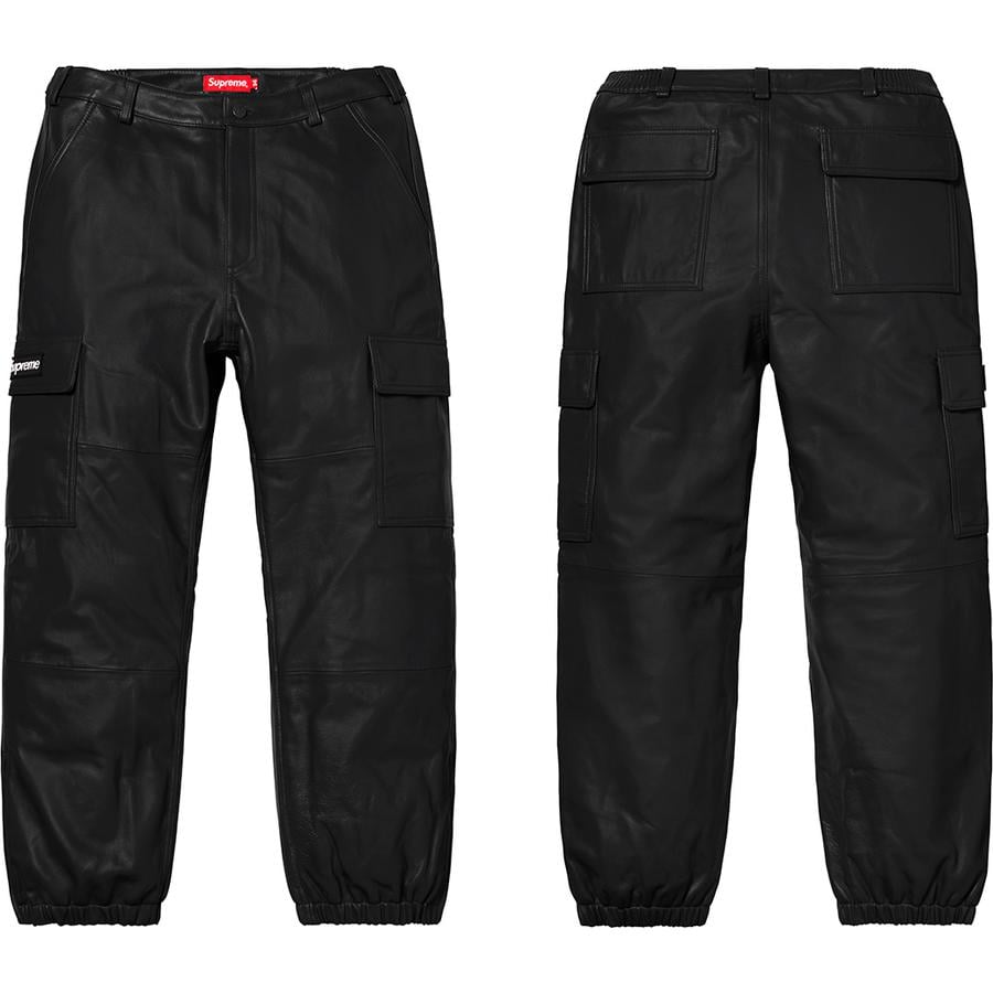Supreme Leather Cargo Pant released during fall winter 18 season