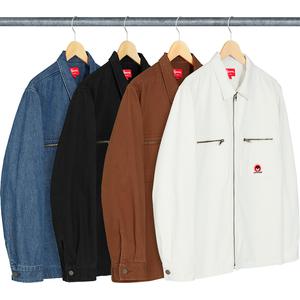 supreme vampire denim zip up