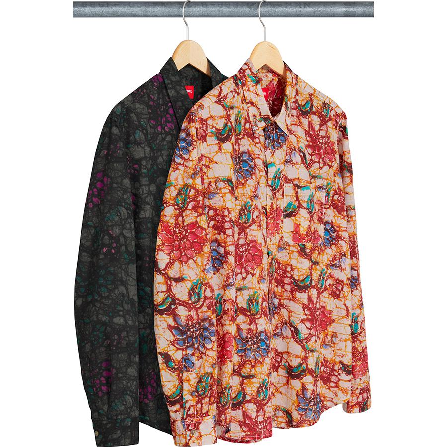 Supreme Acid Floral Shirt released during fall winter 18 season