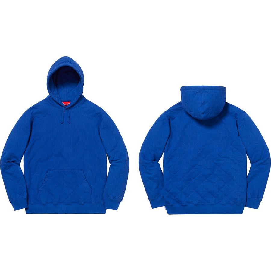 Details on Quilted Hooded Sweatshirt  from fall winter
                                                    2018 (Price is $158)