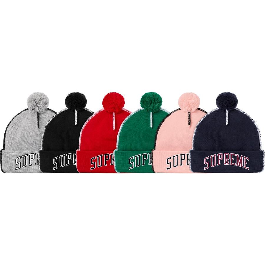 Supreme Contrast Stitch Beanie releasing on Week 10 for fall winter 2019