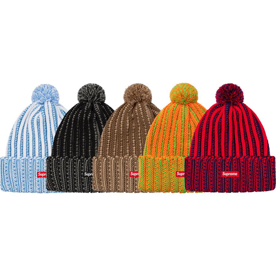 Details on Contrast Stripe Beanie from fall winter
                                            2019 (Price is $36)