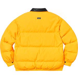 Leather Collar Puffy Jacket - fall winter 2019 - Supreme