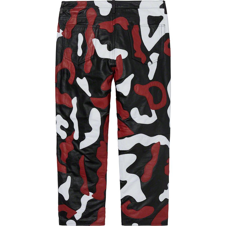 Details on Camo Leather 5-Pocket Pant  from fall winter
                                                    2019 (Price is $598)