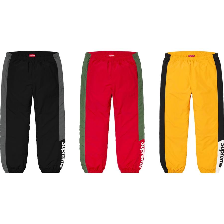 Supreme Side Logo Track Pant/ TotallyD/S Red/Green!!!FW19!!!!!Size  Small!Rare!!!