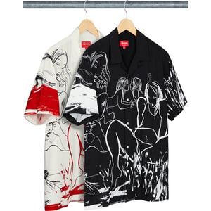 SUPREME 19AW Rita Ackermann Rayon Shirt | gulatilaw.com