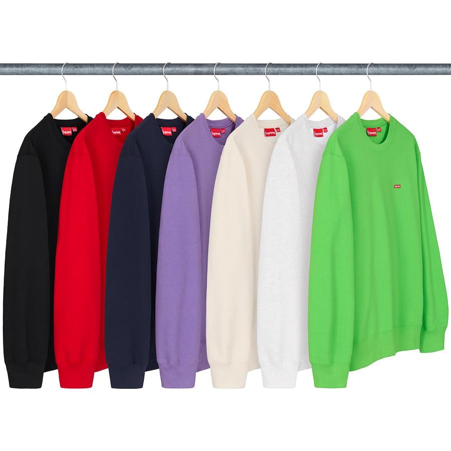 Details on Small Box Crewneck from fall winter
                                            2019 (Price is $138)