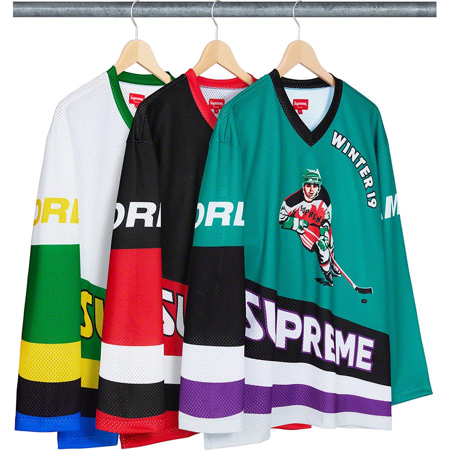 Details on Crossover Hockey Jersey from fall winter
                                            2019 (Price is $118)