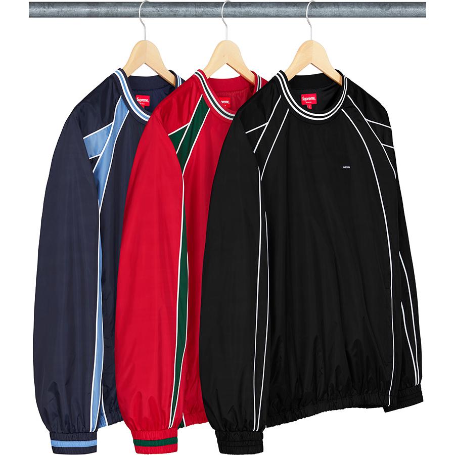 Supreme Piping Warm Up Pullover releasing on Week 16 for fall winter 2019