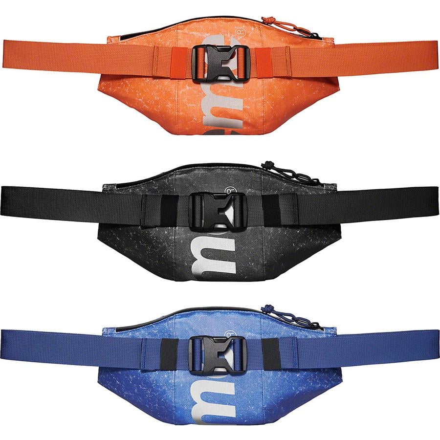 Supreme Waterproof Reflective Speckled Waist Bag released during fall winter 20 season