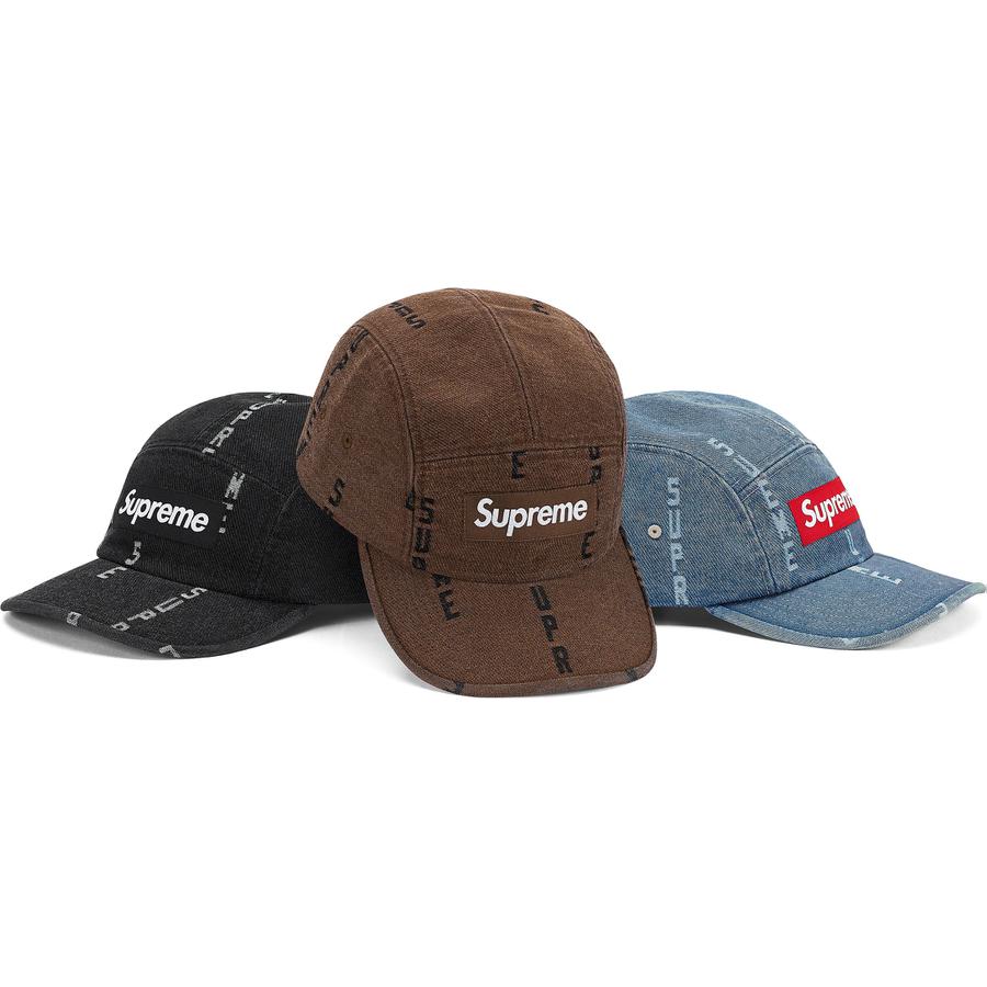 Details on Logo Stripe Jacquard Denim Camp Cap from fall winter
                                            2020 (Price is $48)