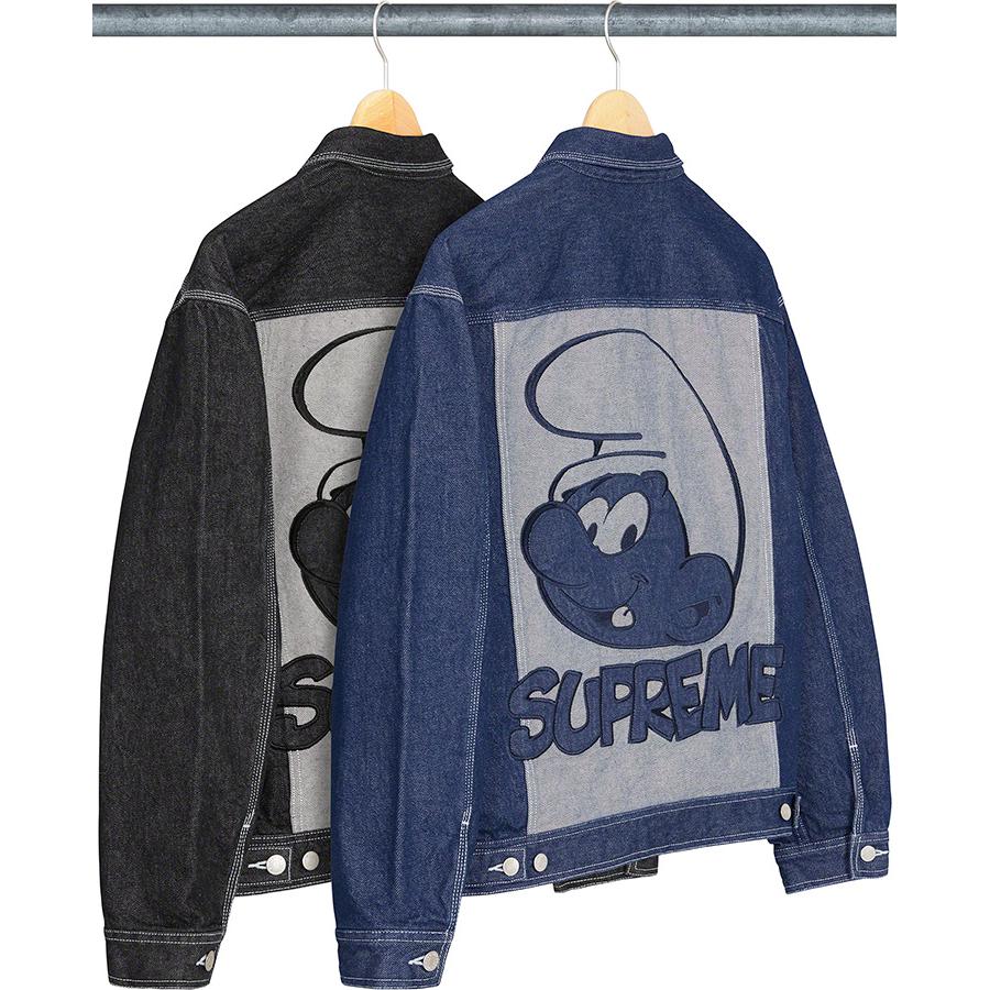 Supreme Smurfs Denim Jacket Blue S