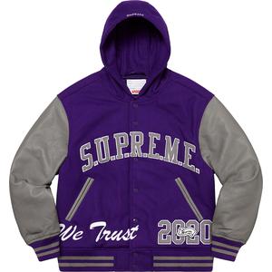 King Hooded Varsity Jacket - fall winter 2020 - Supreme