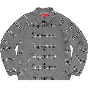 Houndstooth Logos Snap Front Jacket - fall winter 2020 - Supreme