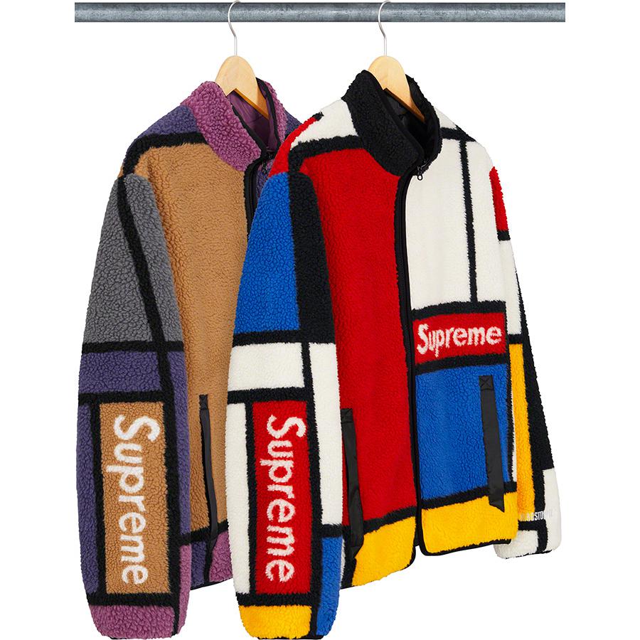 お得本物保証】 Supreme - Reversible Colorblocked Fleece Jacketの ...