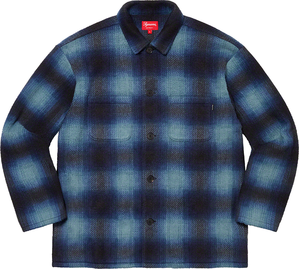 Shadow Plaid Fleece Shirt - fall winter 2020 - Supreme
