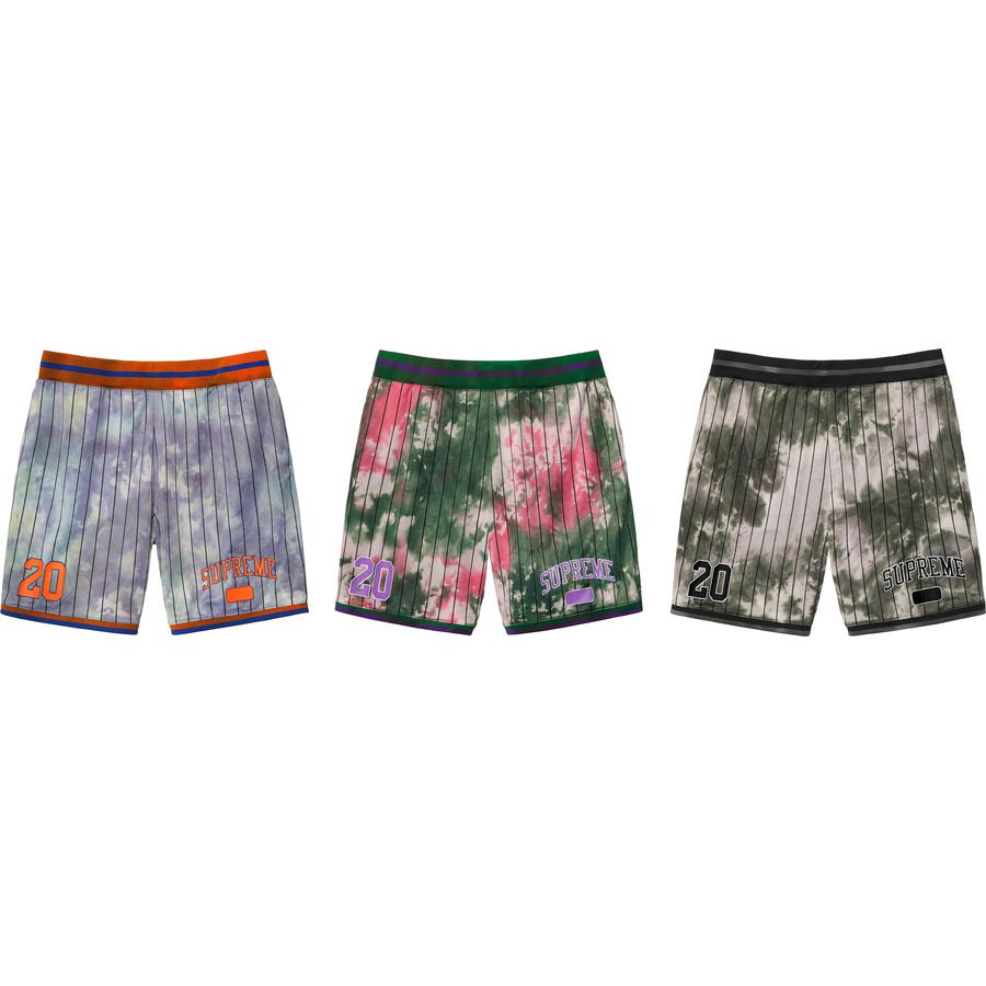 Supreme Dyed Basketball Short released during fall winter 20 season