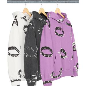 supreme collar hoodie