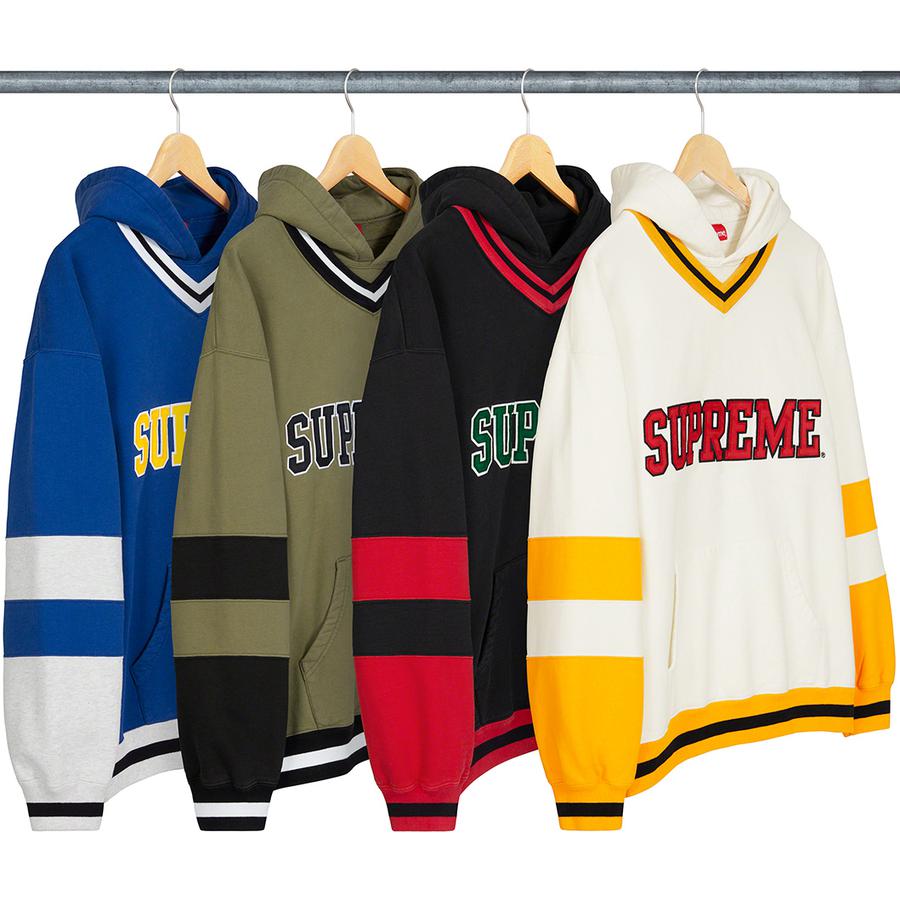 Details on Hockey Hooded Sweatshirt from fall winter
                                            2020 (Price is $158)